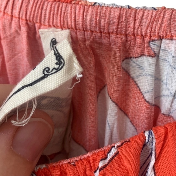 Jaase Boho Off The Shoulder Frill Bodice Orange Floral Maxi Dress Women's XS - Picture 9 of 10